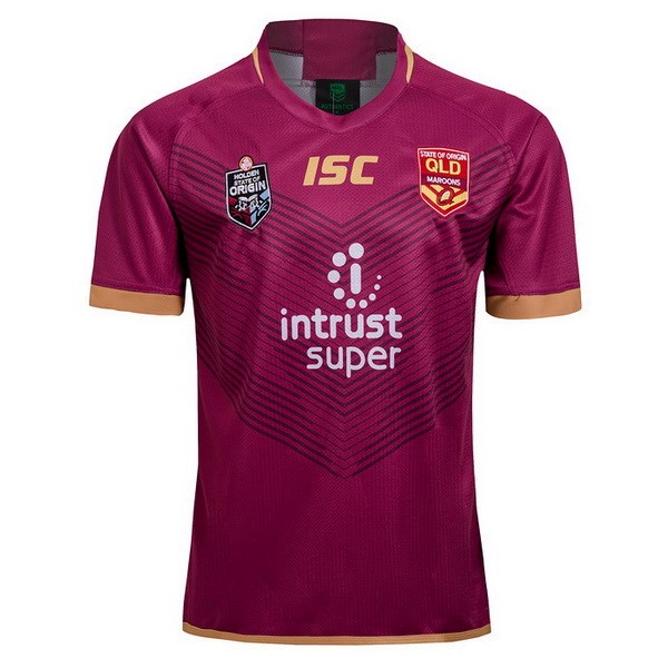 Maillot Rugby Qld Maroons 2018 Rouge